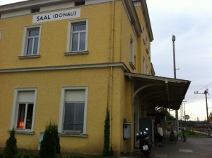 Our final stop, the train station at Saal ab der Donnau