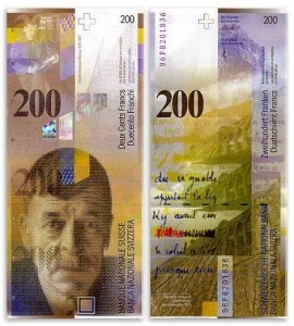 200 Swiss Franc Note