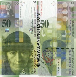 50 Swiss Franc Note